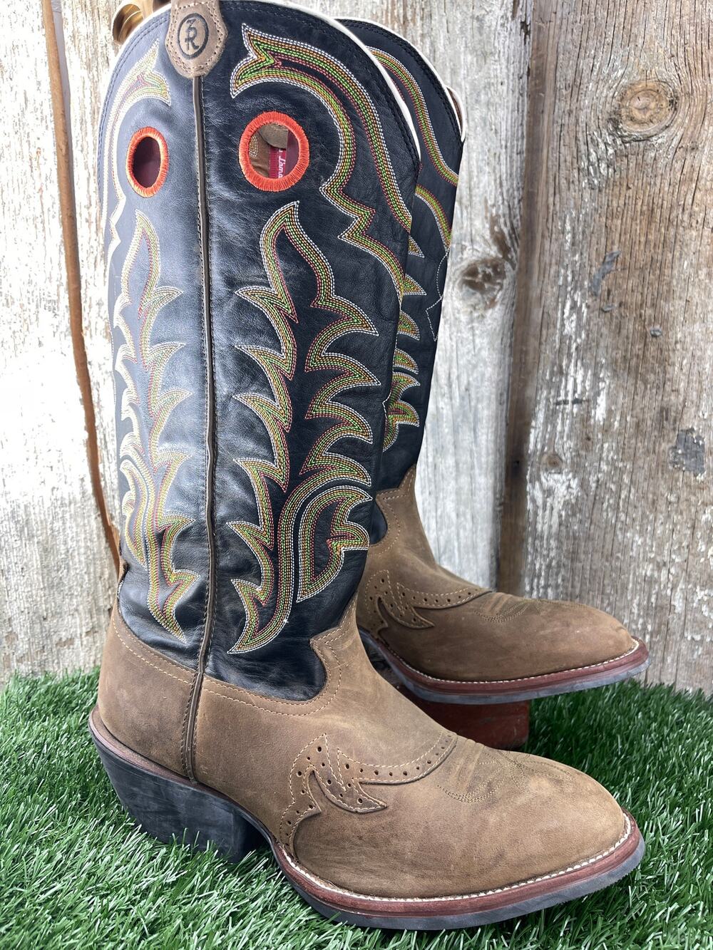 Tony Lama Men's 3R Western Buckaroo Tall Boots Men's 13D